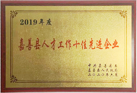 2019 Jiashan İlçesindeki En İyi On Gelişmiş İşletme Yetenek Çalışması
